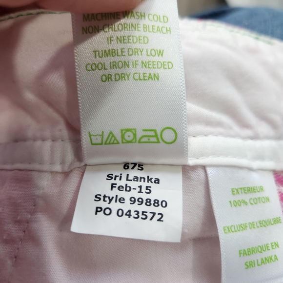 Lilly Pulitzer Pink White Yacht Sea Walsh Sailboat Print Shorts 0 - Picture 6 of 14